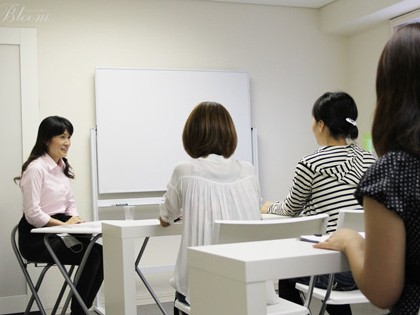 Bloom Beauty Schoolの講座風景